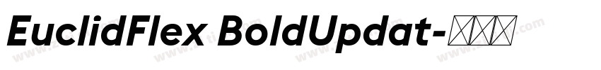 EuclidFlex BoldUpdat字体转换